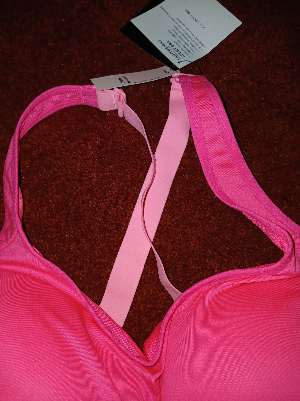 VSX Pink & Peach Wireless Sports Bra - Picture 5 of 5